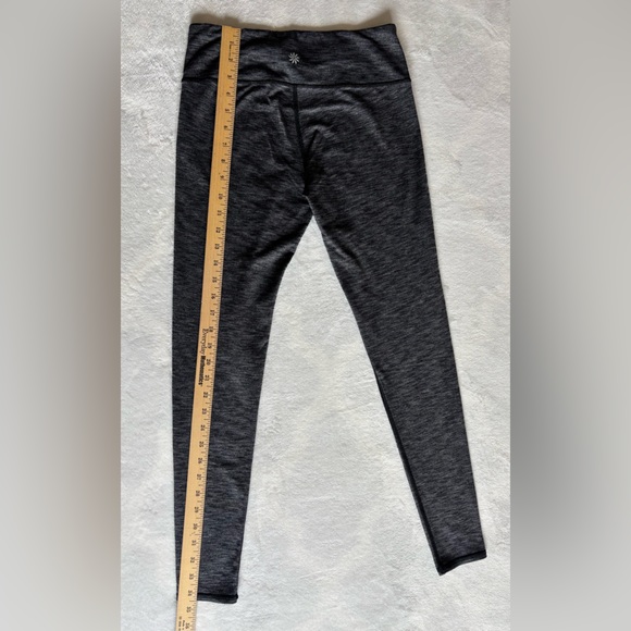 Athleta Leggings Charcoal Gray Sport Comfy Activewear Size S - Picture 4 of 11